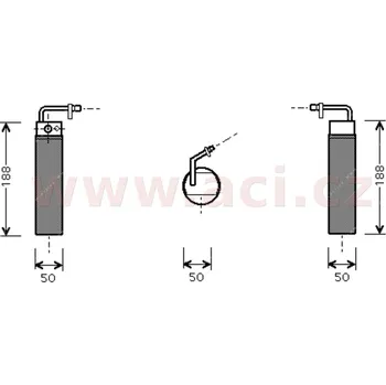 Sušič klimatizace sušička klimatizace 1.6i 16V (±AUT)
