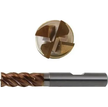 Fréza NÁSTROJE CZ Fréza 8-63/19/27mm, 4břity, stopka 8mm, čelní válcová, břit přes střed, HPC - CZTK-8462-080-GS-HB