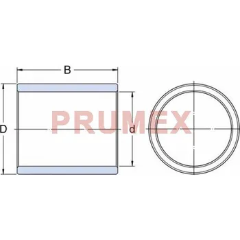 SKF PSM 061006 A51 pouzdro kluzné, slinutý bronz