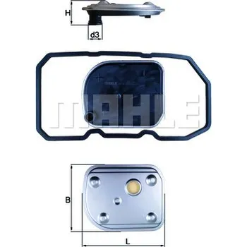 Hydraulický filtr KNECHT Hydraulický filtr, automatická převodovka HX158D
