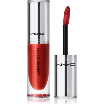 Rtěnka MAC Cosmetics Locked Kiss Ink 24HR Lipcolour dlouhotrvající matná tekutá rtěnka odstín Extra Chili 4 ml
