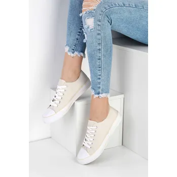 Dámské tenisky Super in Béžové plátěné tenisky 6929BE Velikost: 39