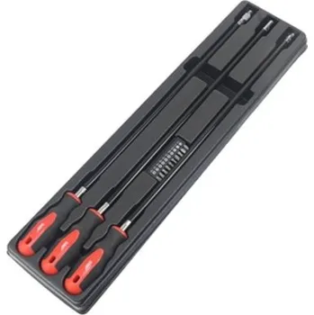 Šroubovák Sada šroubováků ohebných 3ks s bity