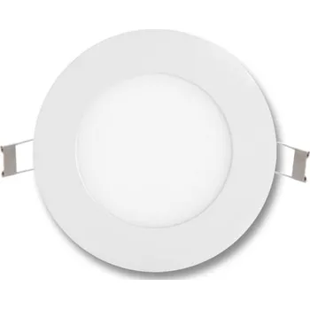 LED panel LEDSVITI 3000K-LEDSVITI-STMIV-VESTAV-6W Stmívatelný bílý kruhový vestavný LED panel 120mm 6W teplá bílá