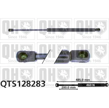 Příslušenství karosérie QUINTON HAZELL Pneumatická pružina, zavazadlový / nákladový prostor QTS128283