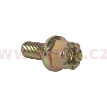 Šroubek na kolo kolový šroub, závit M12x1,5, kulové sedlo, délka závitu 24 mm, celková délka 45,5 mm, velikost klíče 17