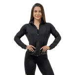 Nebbia Dámská mikina na zip INTENSE Warm-Up 833 černá - XS