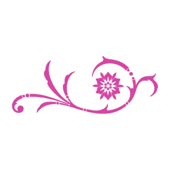 Samolepící dekorace Květina dekor 040 pravá (16 - růžová) SAMOLEPKA NA AUTO, NÁLEPKA, FÓLIE, POLEP, TUNING, VLASTNÍ TEXT, TISK, AUTOSAMOLEPKY.cz, POLEPY, OBRÁZEK, LOGO, 3D STICKERS