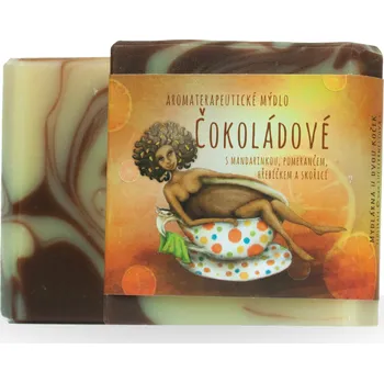 Čokoláda Mýdlárna u dvou koček Čokoládové mýdlo 90g