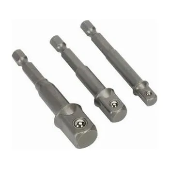 Raider Adaptér 1/4" šestihran na 1/4", 3/8", 1/2" čtyřhran, sada 3ks RD - TM-158904