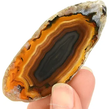 Přírodní kámen Achát plátek z Brazílie 23g