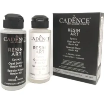 Cadence Resin Art umělecká pryskyřice 120 ml + 120 ml průhledná