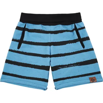 Chlapecké oblečení modré pruhované kraťasy