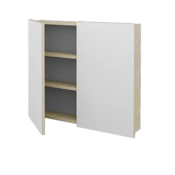 Koupelnový nábytek Dřevojas Dvoudveřová galerka Q GA2 80 - D04 Dub