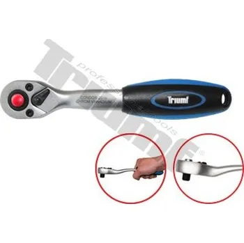 Ráčna 72 zubů mírně ohnutá, dvoukomorová. rukojeť - 1/4"