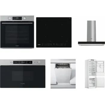 Set domácích spotřebičů WHIRLPOOL OMK58CU1SX + WHIRLPOOL WL S7260 NE + WHIRLPOOL WHBS 62F LT K + WHIRLPOOL MBNA910X + WHIRLPOOL WSIC 3M27 C + WHIRLPOOL WHC18 T311