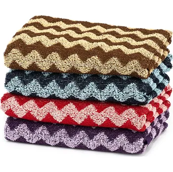 Ručník Jahu Ručník pracovní Zig Zag, 50 x 100 cm, sada 4 ks, mix barev