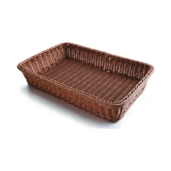 Úložný box Košík polyratan GN 1/3, tmavý