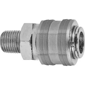 Příslušenství ke kompresoru Raider Vzduchová rychlospojka 1/4" vnější závit 1/4" M QC04 RD - TM-089927