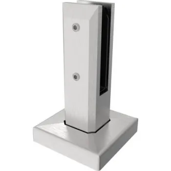 Zábradlí Podlahový držák skla, 12-13,50, AISI 316 - brus