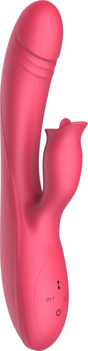 Vibrátor přírazový Aphojoy Thruster Rabbit rose