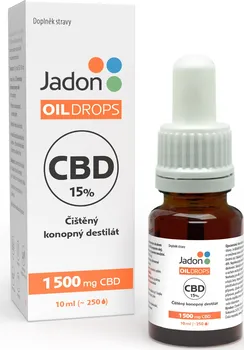 CBD Jadon Oil Drops konopný olej CBD 15 % 10 ml