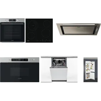 Set domácích spotřebičů WHIRLPOOL OMK58CU1SX + WHIRLPOOL AKT 8900 BA + WHIRLPOOL WCT3 64 FLB X + WHIRLPOOL MBNA910X + WHIRLPOOL WSIO 3O34 PFE X + WHIRLPOOL ART 66112