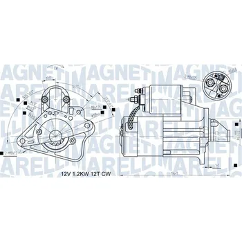 Startér MAGNETI MARELLI Startér 063721524010