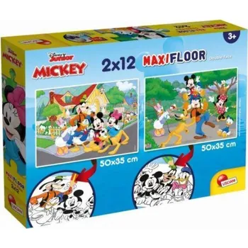Puzzle Lisciani Puzzle Supermaxi 2x12 Mickey Mouse