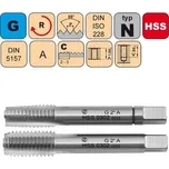 NÁSTROJE CZ Sadový závitník G2" I+III SADA A HSS DIN 5157 - 0302 - CZZ0302-G2"-SD-A