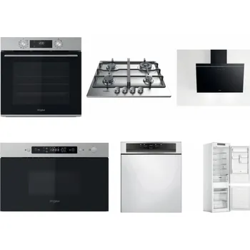 Set domácích spotřebičů WHIRLPOOL OMK58CU1SX + WHIRLPOOL TKRL 661 IX EU + WHIRLPOOL AKR 62F LT K + WHIRLPOOL MBNA910X + WHIRLPOOL WBC 3C34 PF X + WHIRLPOOL WHC18 T311