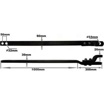 Závěsná lišta C-385 Kpl. 80449999 GRANIT 19241