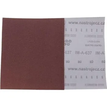 Brusný papír NÁSTROJE CZ Brusné plátno 230x280mm zrnitost 40 pro ruční a strojní broušení kovů a dřeva - IM-A-637-040