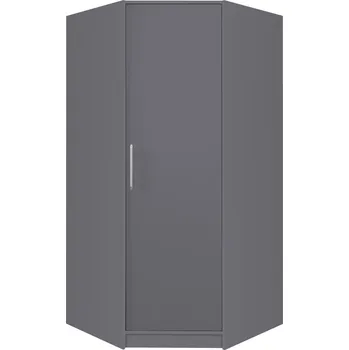Šatní skříň Smart rohová šatní skříň 95 cm antracitová
