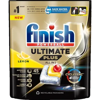 Tableta do myčky Finish Ultimate Plus All in 1 Lemon kapsle do myčky