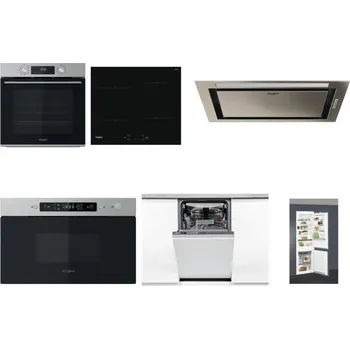 Set domácích spotřebičů WHIRLPOOL OMK58CU1SX + WHIRLPOOL WS Q2760 BF + WHIRLPOOL WCT3 64 FLB X + WHIRLPOOL MBNA910X + WHIRLPOOL WSIO 3O34 PFE X + WHIRLPOOL ART 66112