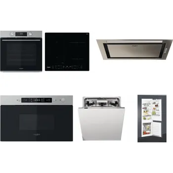Set domácích spotřebičů WHIRLPOOL OMK58CU1SX + WHIRLPOOL WL B8160 NE + WHIRLPOOL WCT3 64 FLB X + WHIRLPOOL MBNA910X + WHIRLPOOL WIO 3O540 PELG + WHIRLPOOL ART 65031