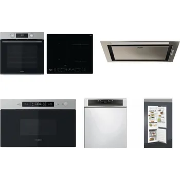 Set domácích spotřebičů WHIRLPOOL OMK58CU1SX + WHIRLPOOL WL B8160 NE + WHIRLPOOL WCT3 64 FLB X + WHIRLPOOL MBNA910X + WHIRLPOOL WBC 3C34 PF X + WHIRLPOOL ART 66112