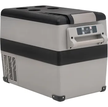 vidaXL Chladicí box s rukojetí černý a bílý 55 l PP a PE