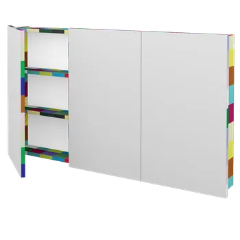 Koupelnový nábytek Dřevojas Třídveřová galerka Q GA3 120 - IND Individual