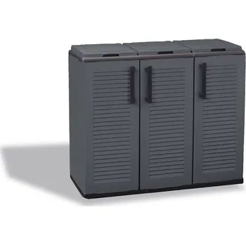 Zahradní nábytek ArtPlast Linea Easy Eco 102 x 37 x 84 cm tmavě šedá