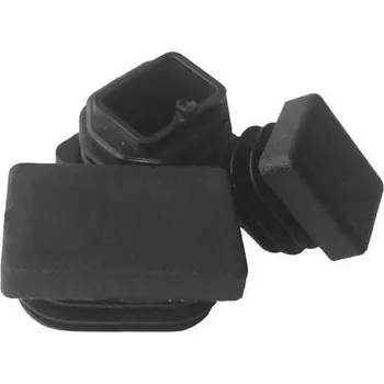 Plotový sloupek WT WINTECH Zátka do jeklu obdélníková 35x50mm,černá - VX-PHABA35050C-P1