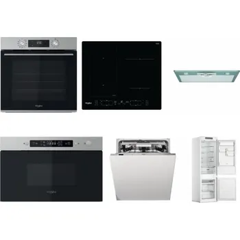 Set domácích spotřebičů WHIRLPOOL OMK58CU1SX + WHIRLPOOL WL B8160 NE + WHIRLPOOL AKR 650/1 IX + WHIRLPOOL MBNA910X + WHIRLPOOL WIO 3O540 PELG + WHIRLPOOL WHC18 T311