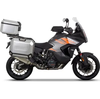 Motodoplněk Kompletní sada hliníkových kufrů SHAD TERRA, 37L topcase 36L/47L boční kufry, včetně montážní sady a plotny SHAD KTM Super Adventure 1290 (R, S)