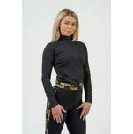 NEBBIA Dámska mikina na zips INTENSE Warm-Up gold L