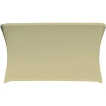 Napínací potah Potah na stoly XL –⁠ Verlo, ecru