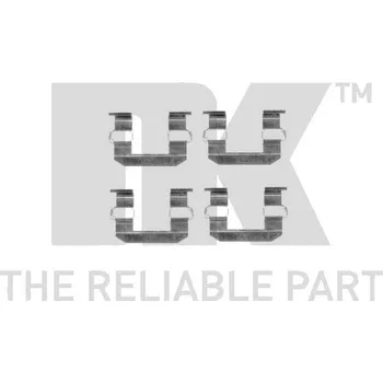 Brzdový komplet NK Sada příslušenství, obložení kotoučové brzdy 7934645