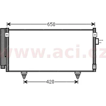 Sušič klimatizace chladič klimatizace se sušičkou 2.0i 16V, 2.5i 16V (i Turbo), 2.0TD [620*300*16]