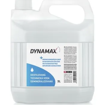 Destilovaná voda DYNAMAX Demineralizovaná voda 3L Dynamax 500013