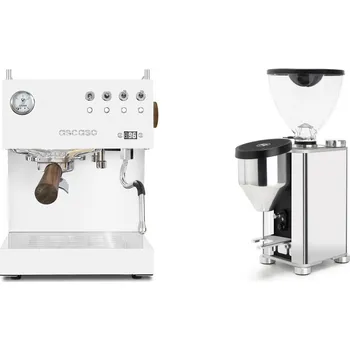 Kávovar Ascaso Steel DUO PID, White&Wood + Rocket Espresso GIANNINO,…
